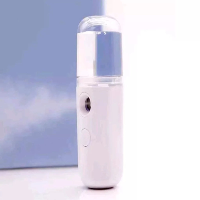 Umidificador Nano Mister Spray Vaporizador Atomizador Hidrata Facial Rosto E Cilios Usb Recarregável